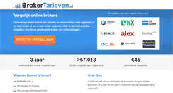 Desktop Screenshot of brokertarieven.nl