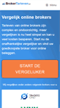 Mobile Screenshot of brokertarieven.nl