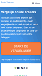 Mobile Screenshot of brokertarieven.be