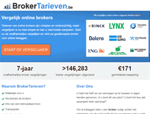 Tablet Screenshot of brokertarieven.be